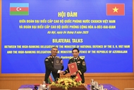 Vietnam, Azerbaijan boost defense cooperation
